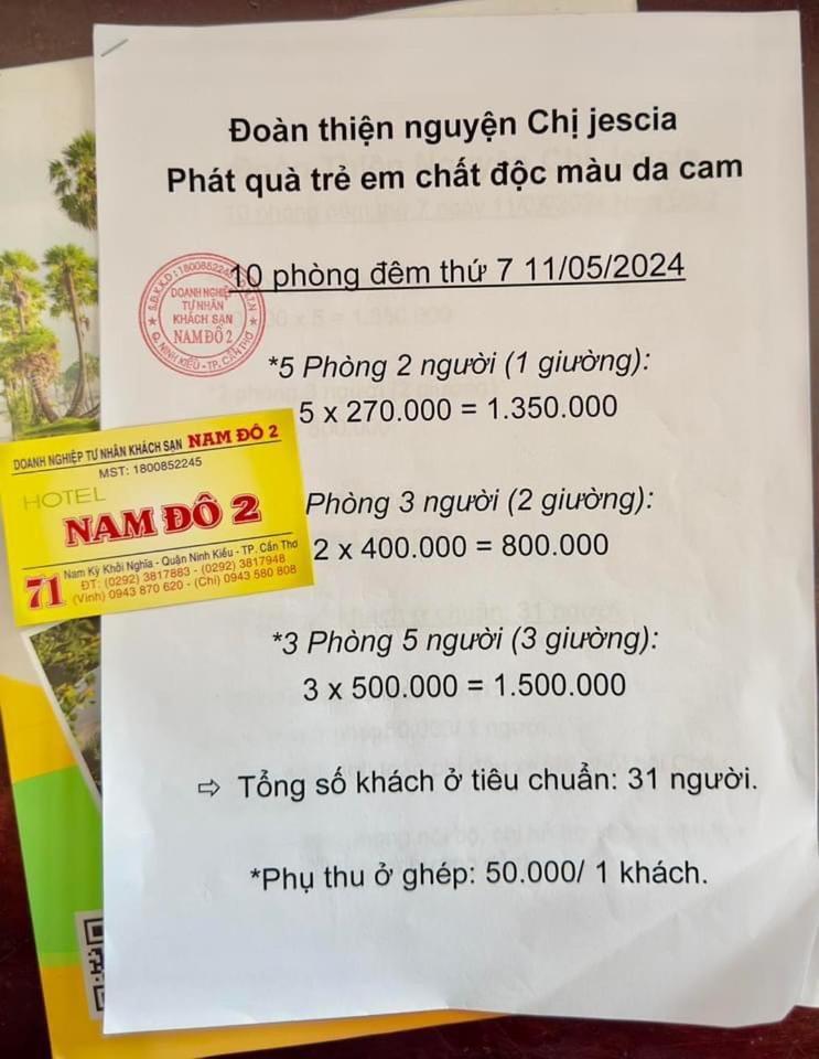 Khach San Nam Do 2 Hotell Can Tho Exteriör bild